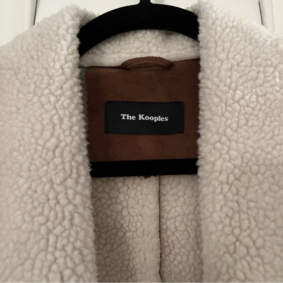 The Kooples Faux Shearling Suede Jacket - Picture 4 of 6
